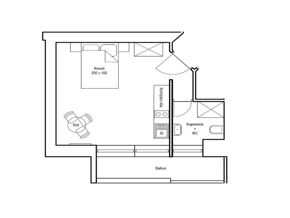 Apartmani Borko Zagreb Exterior photo